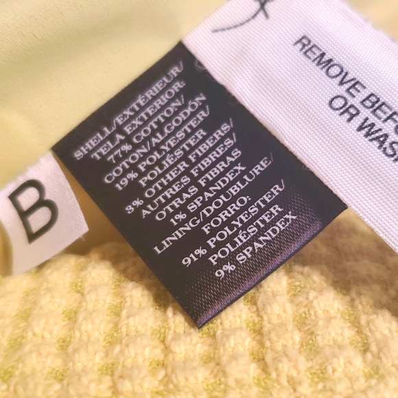 Ann Taylor yellow blazer jacket long sleeve size 2 - Picture 8 of 8